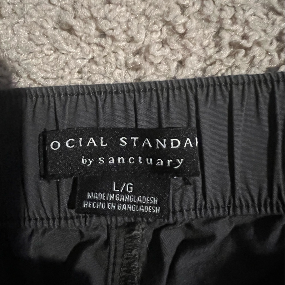 Social Standard by Sanctuary Dark Gray Cargo Utility Pants Large - Picture 2 of 5